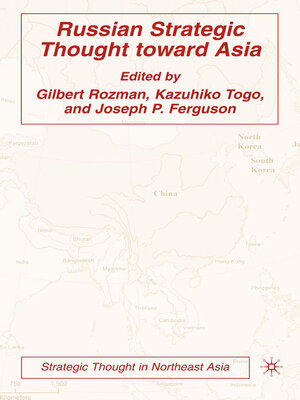 cover image of Russian Strategic Thought toward Asia